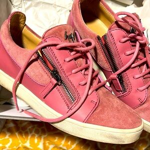 Guiseppe Zanetti Red Wine Sneakers